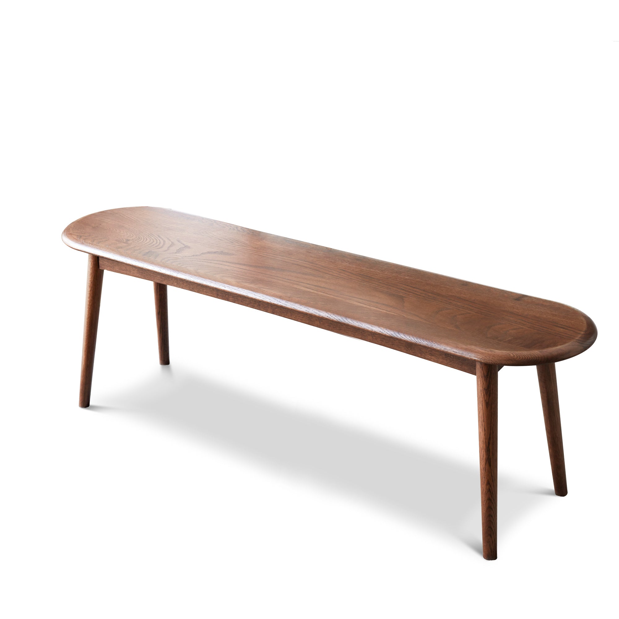 Japandi Solid Walnut Bench - Raico Store