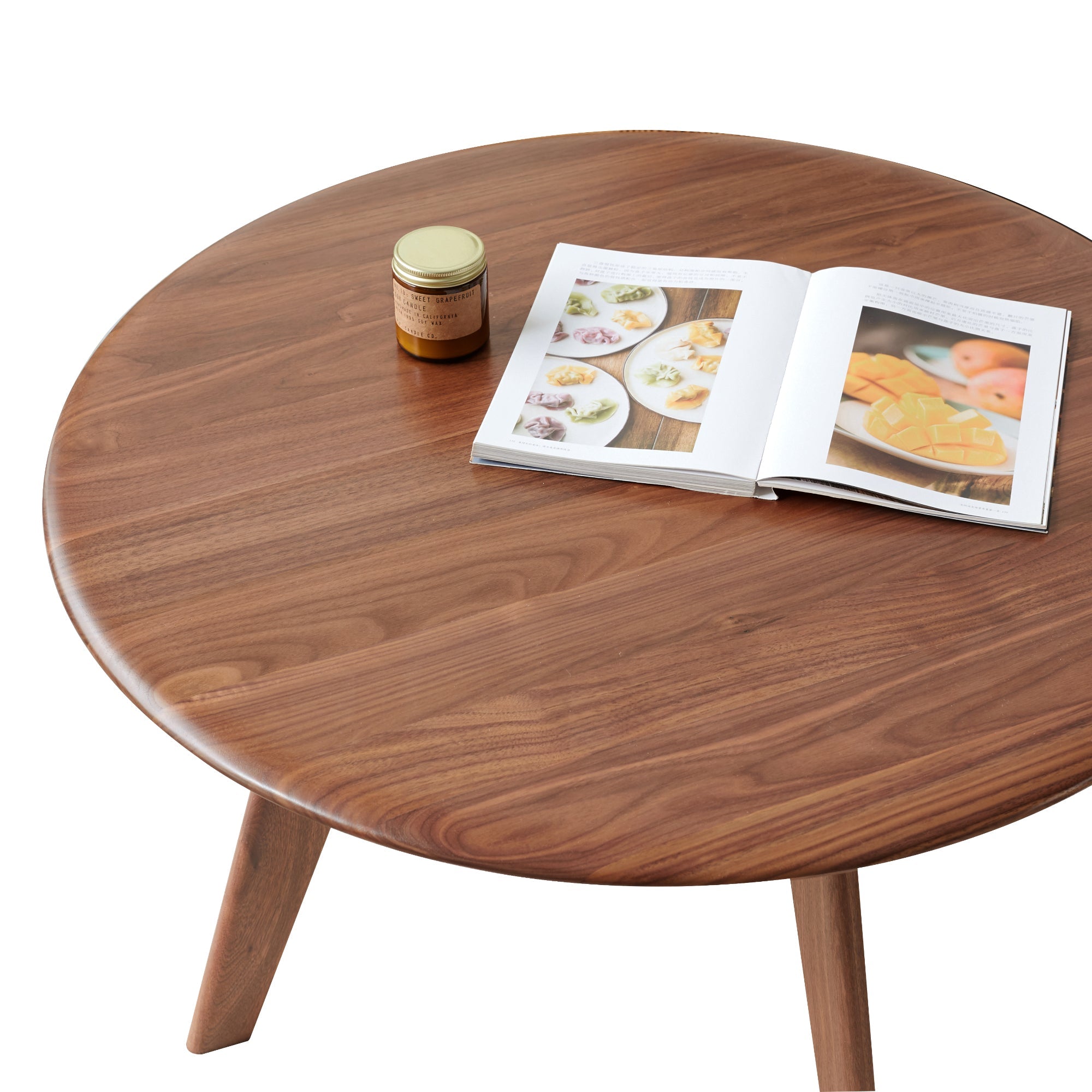 Japandi Solid Walnut Coffee Table - Raico Store