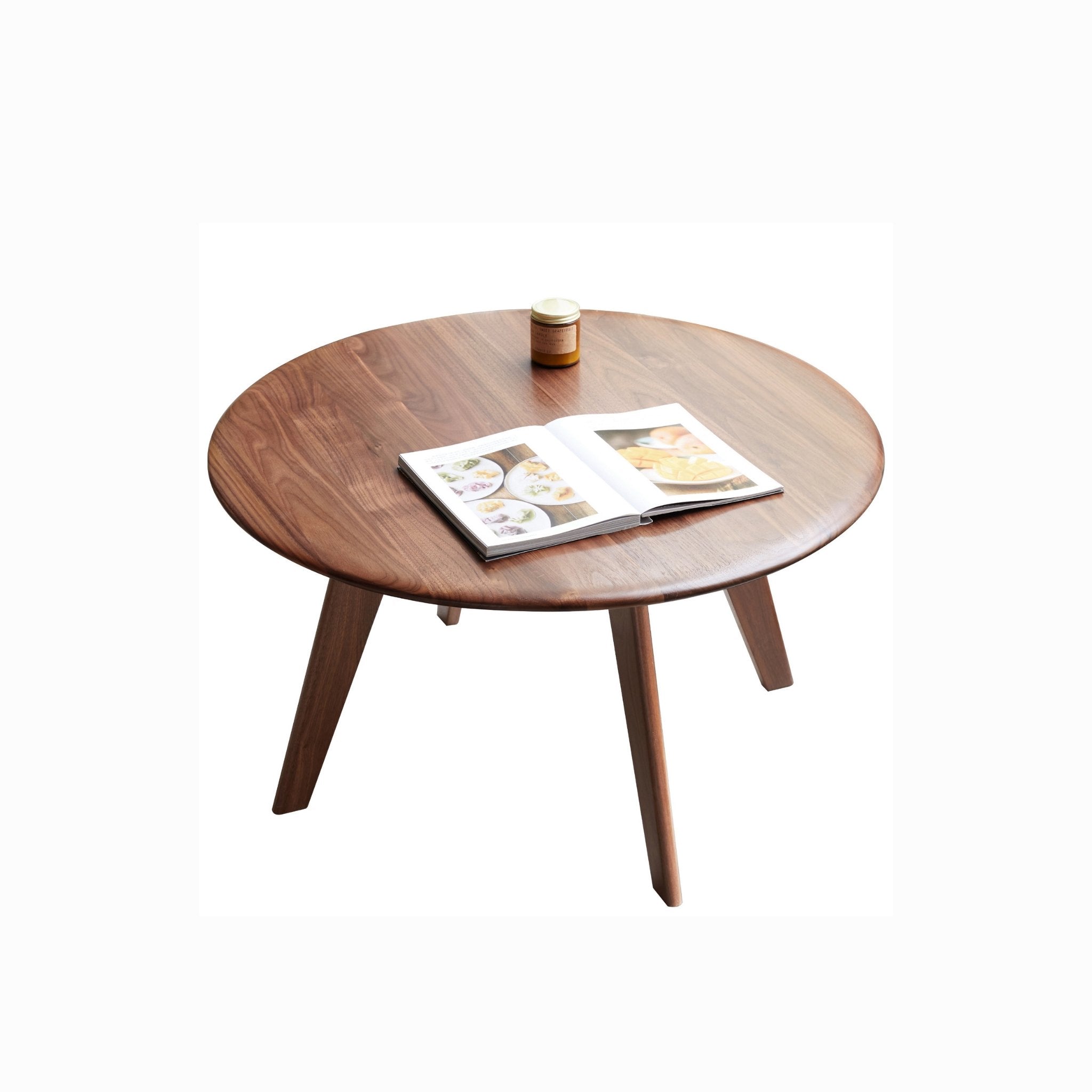 Japandi Solid Walnut Coffee Table - Raico Store